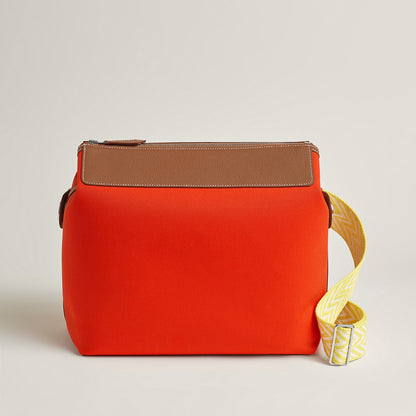  Hermes R.M.S 12H Bag Orange Mcano