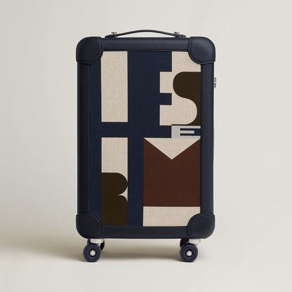  Hermes R.M.S Cabin Suitcase Bleu Indigo