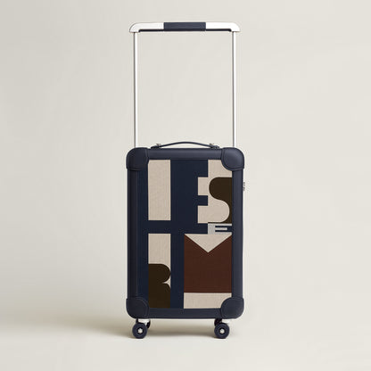  Hermes R.M.S Cabin Suitcase Bleu Indigo