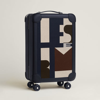  Hermes R.M.S Cabin Suitcase Bleu Indigo