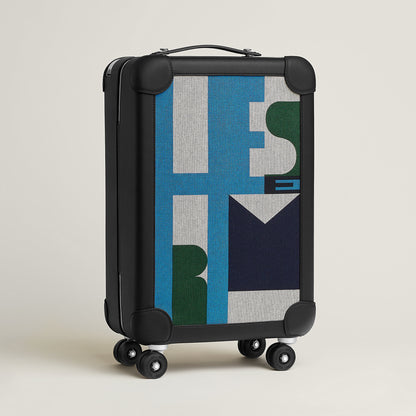  Hermes R.M.S Cabin Suitcase Bleu Hydra
