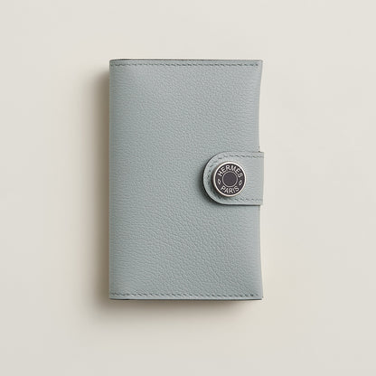  Hermes R.M.S Card Holder Bleu Zanzibar
