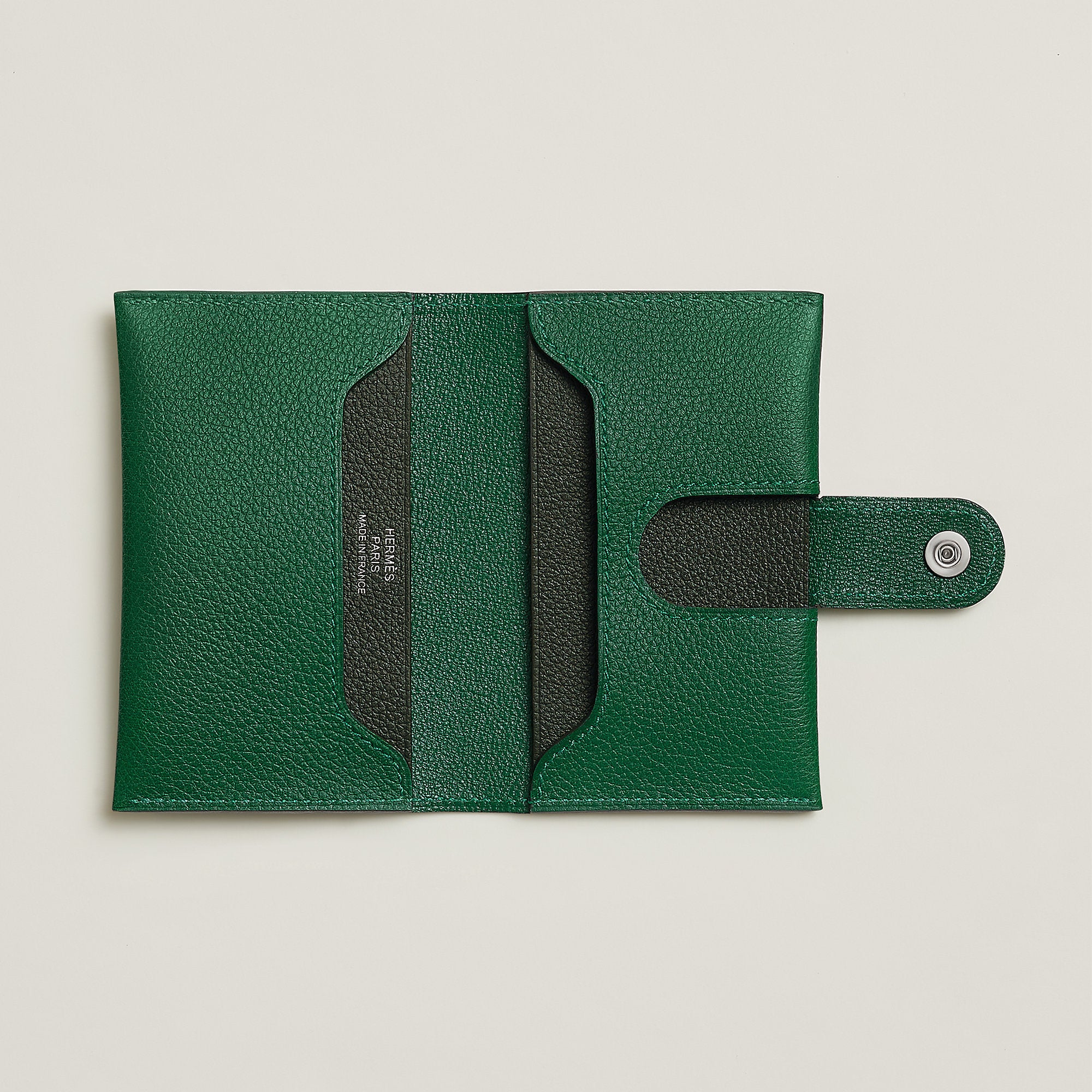  Hermes R.M.S Card Holder Bleu Zanzibar