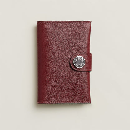  Hermes R.M.S Card Holder Bleu Zanzibar