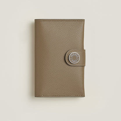  Hermes R.M.S Card Holder Bleu Zanzibar