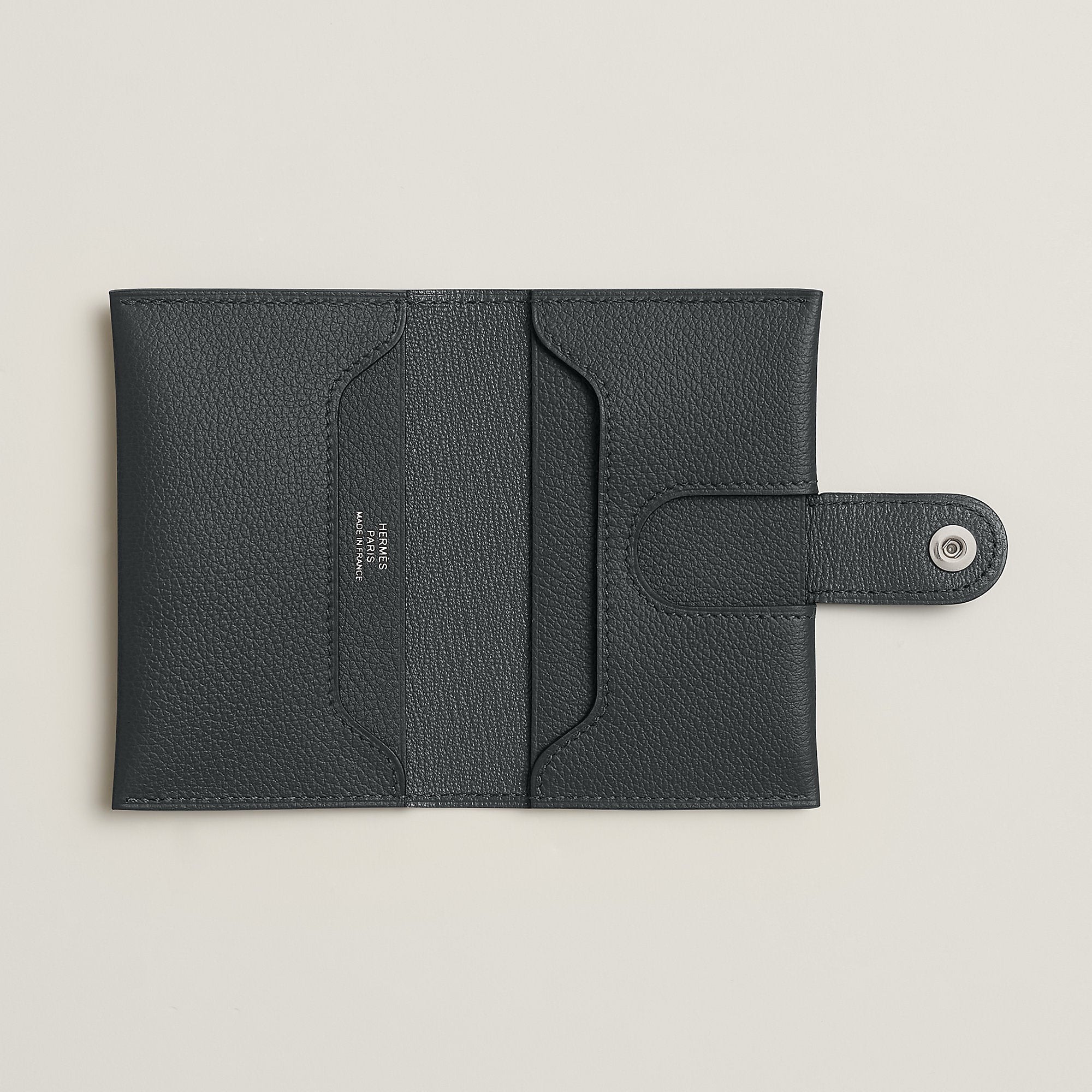  Hermes R.M.S Card Holder Gris Misty