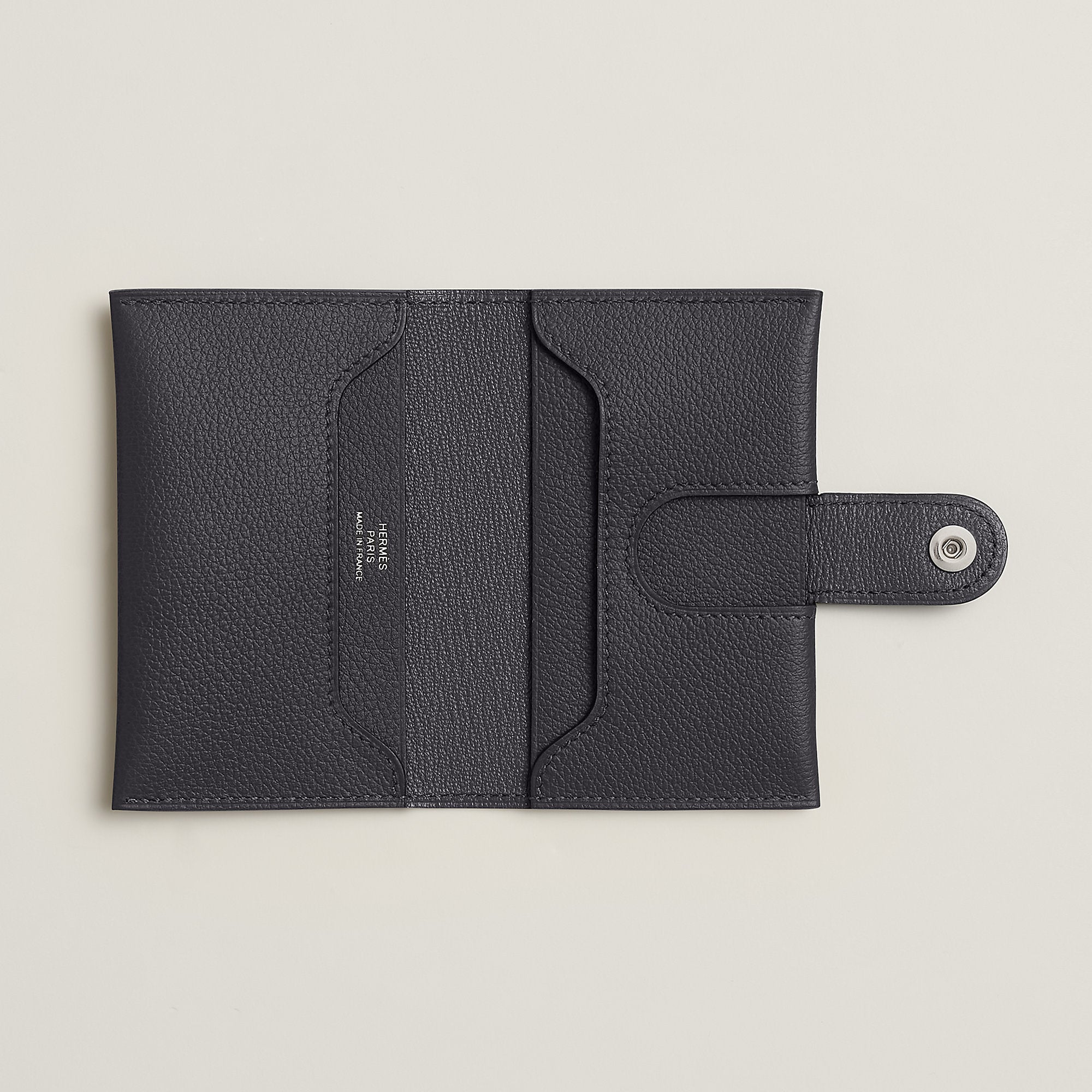  Hermes R.M.S Card Holder Bleu Zanzibar