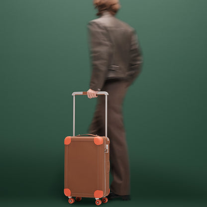  Hermes R.M.S Block Cabin Suitcase Fauve
