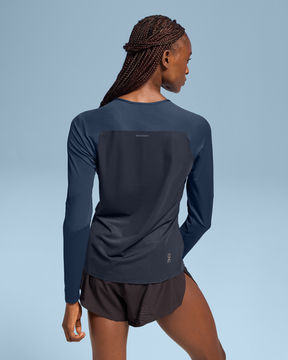 on performance long-t Denim | Navy (Women's)
