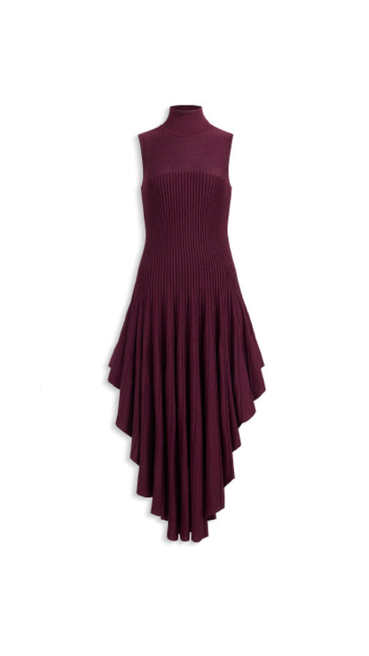 Alaïa Sculpting Pointed Dress