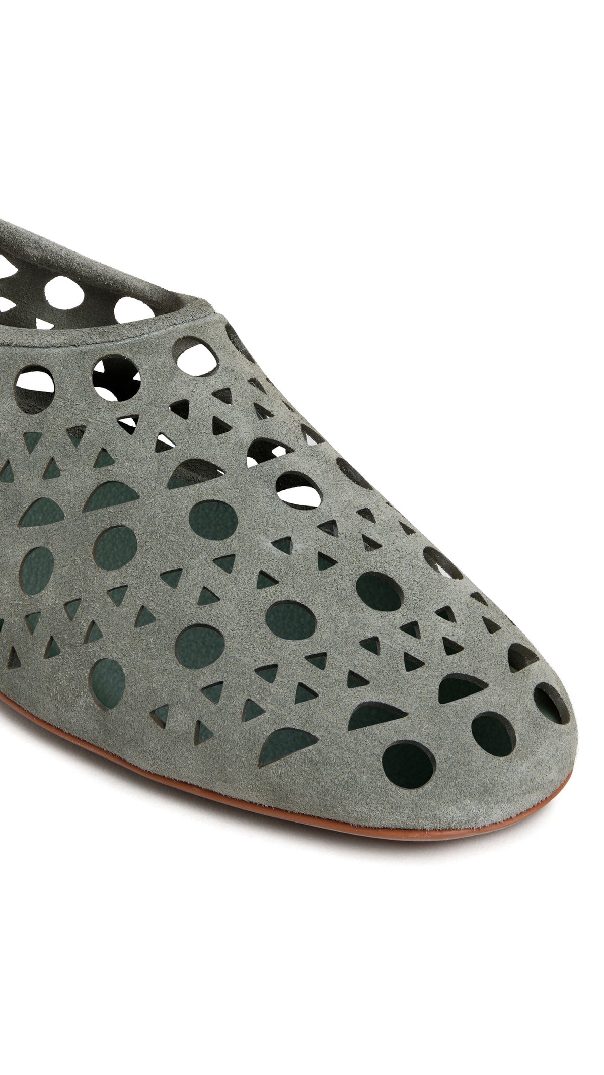 Alaïa Slippers Vienne In Suede Calfskin