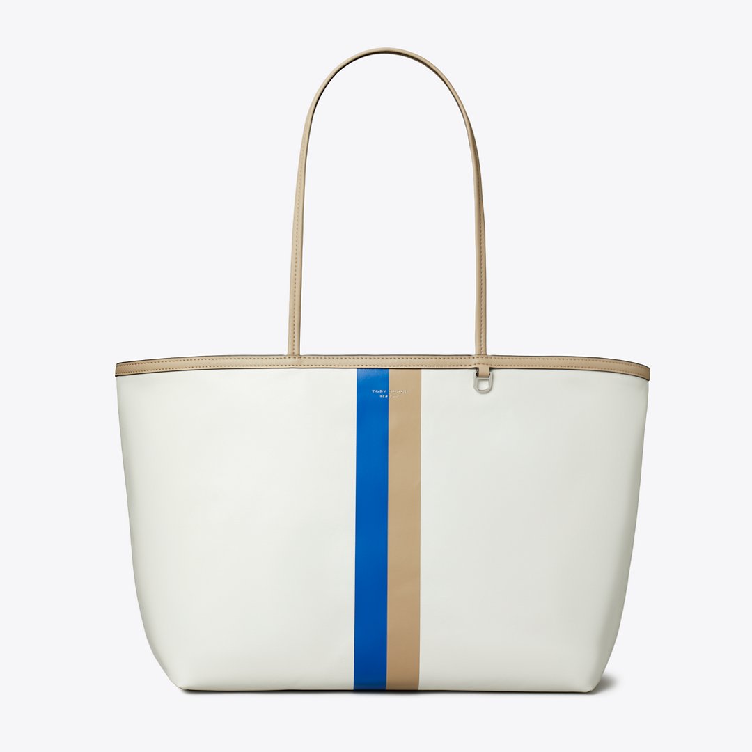 Tory Burch Racer Tote Bianco
