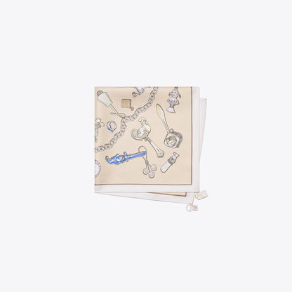Tory Burch Rattles Neckerchief Rattles Neutral