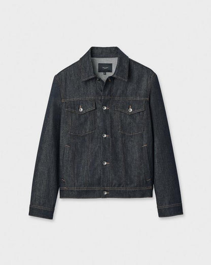 Rag & Bone Rb 3 Raw Denim Trucker Jacket