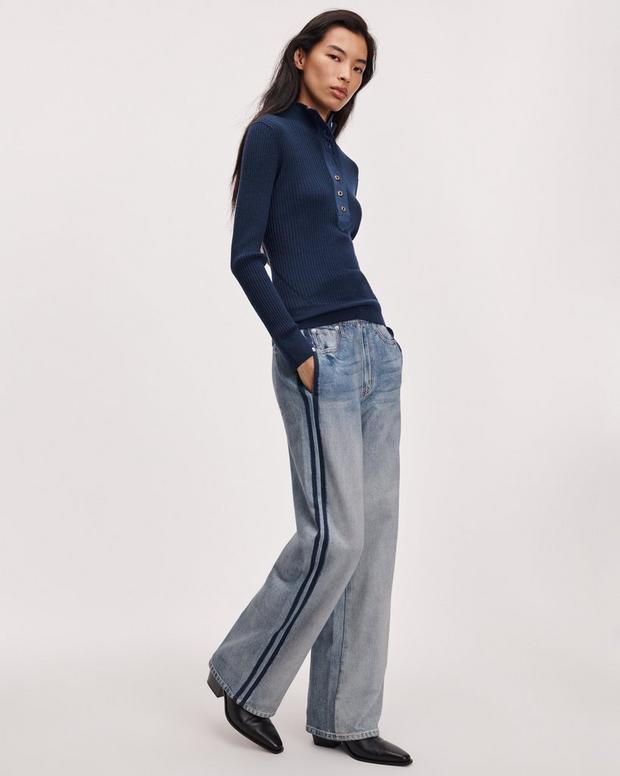 Rag & Bone Rb Miramar Sport Stripe Track Pant