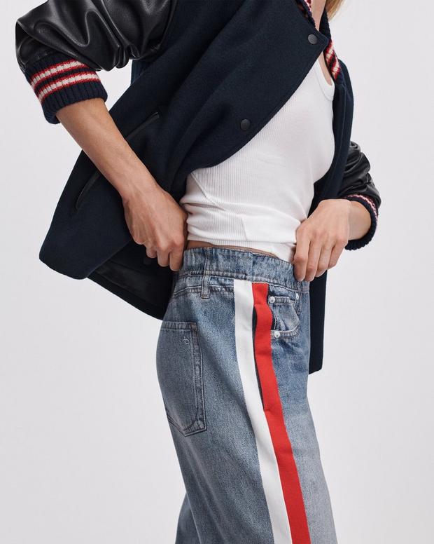 Rag & Bone Rb Miramar Sport Stripe Track Pant