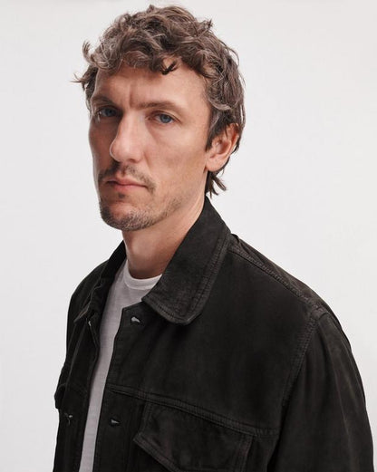 Rag & Bone Rb Suede Trucker Jacket