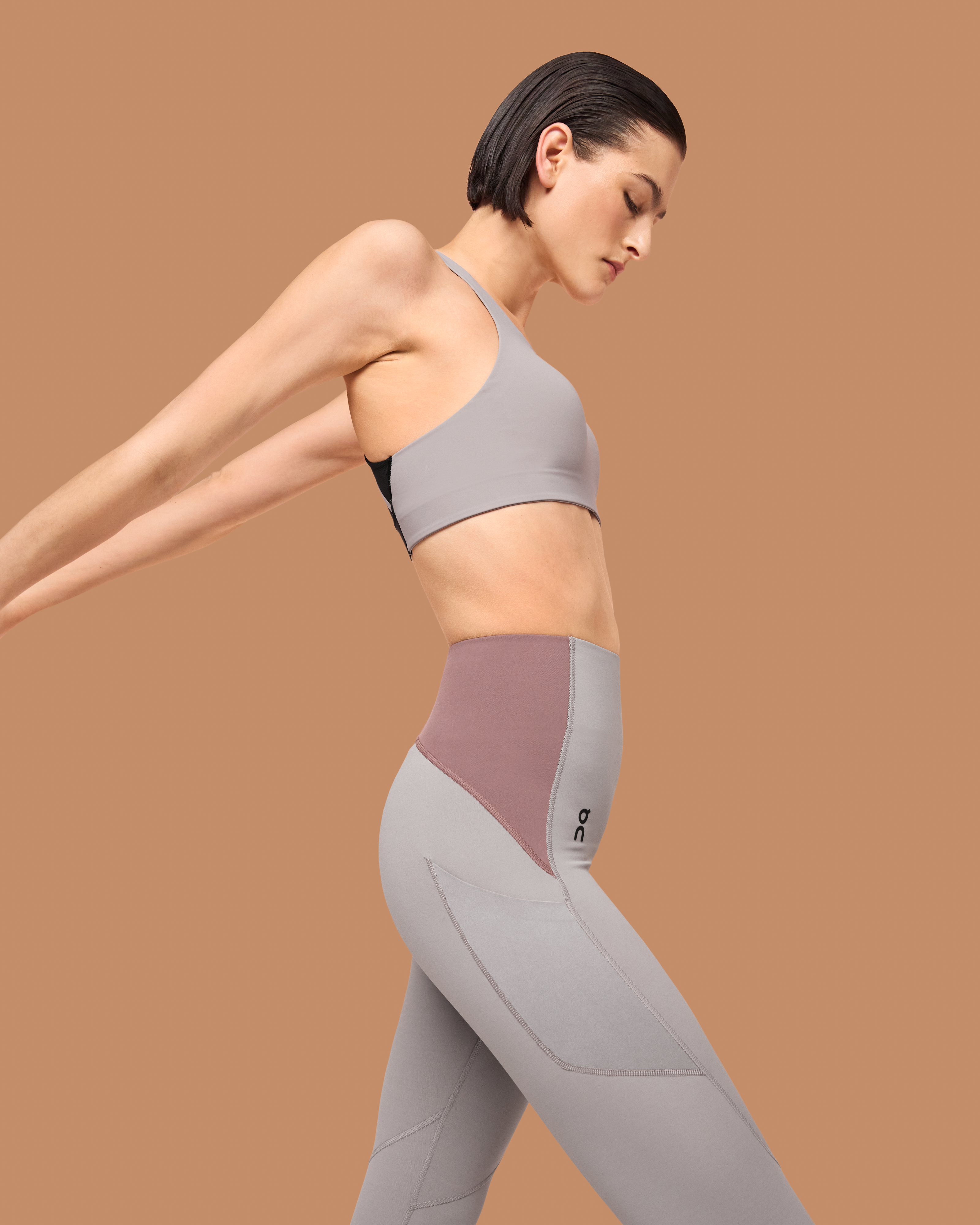 On Movement Tights Long Zinc | Grape (Women'S)