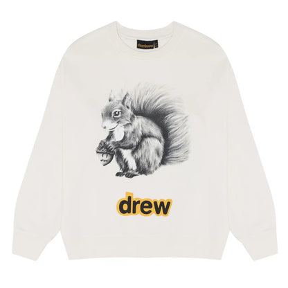 Drew House Real Sherman Crewneck Off White
