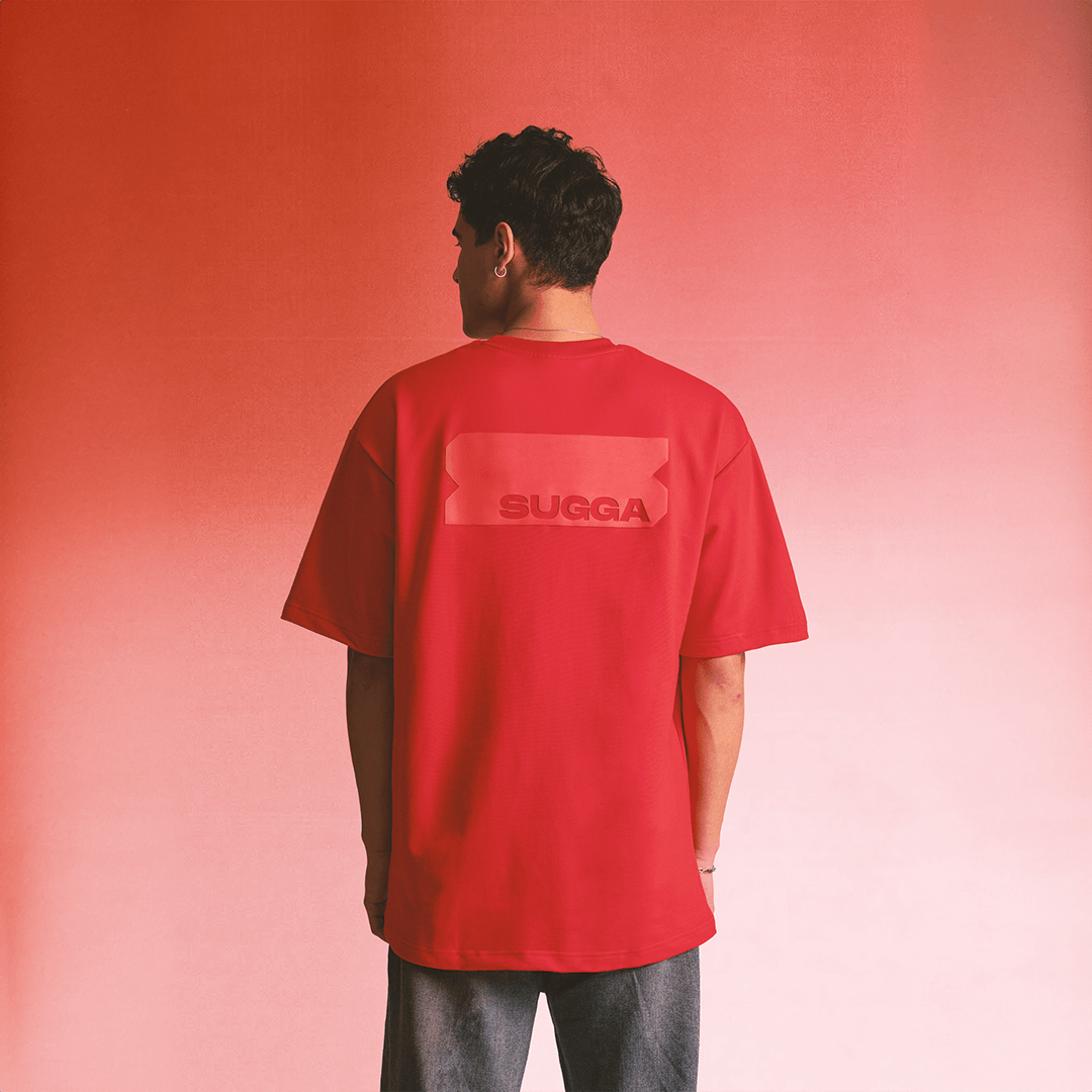 Sugga Stamp Tshirt - Red Regular Fit
