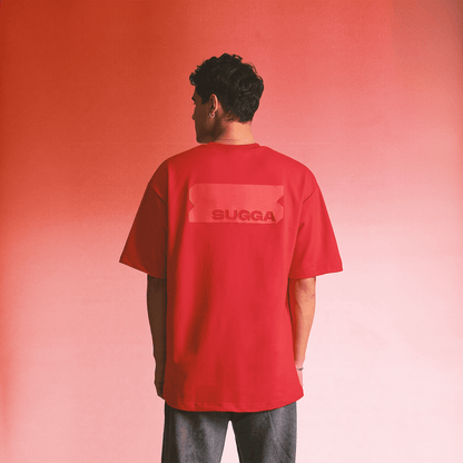 Sugga Stamp Tshirt - Red Regular Fit