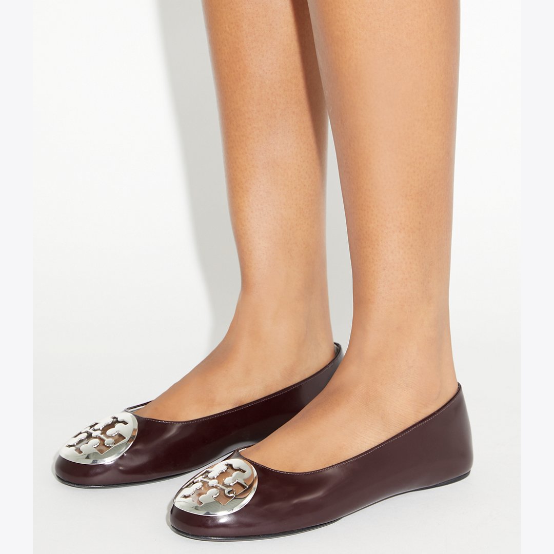 Tory Burch Reva Ballet MERLOT