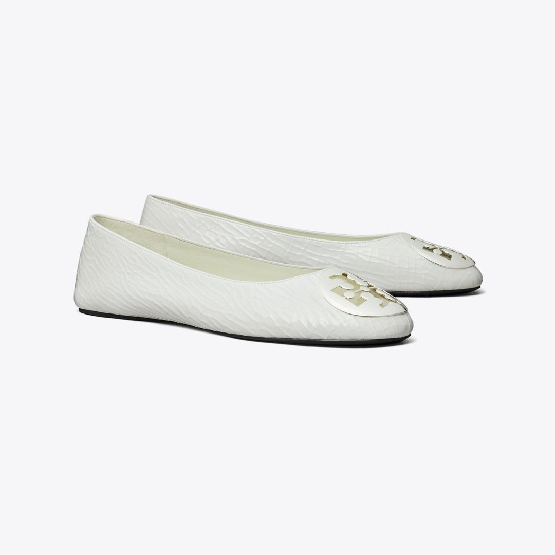 Tory Burch Reva Ballet WHITE