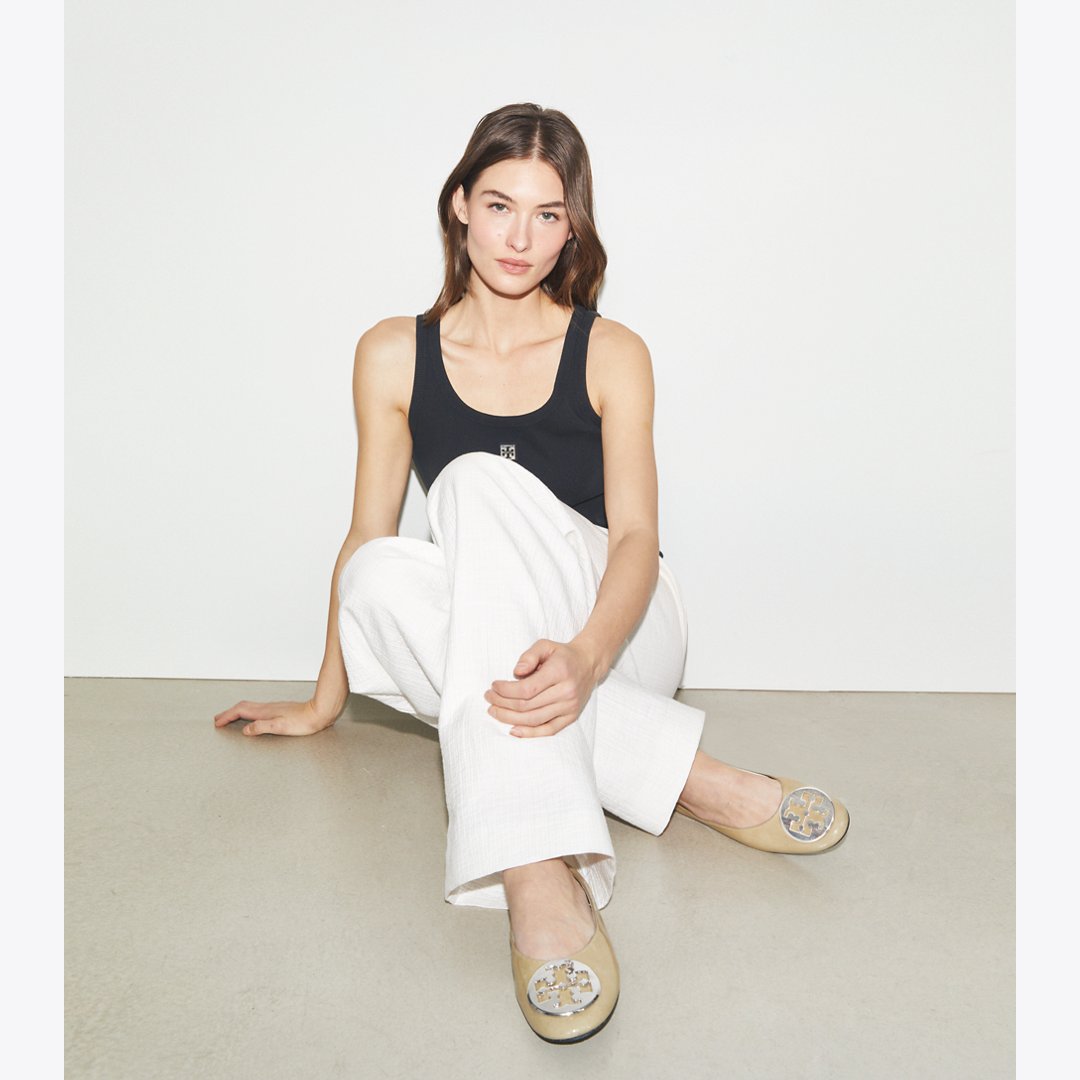 Tory Burch Reva Ballet Mule PALO SANTO