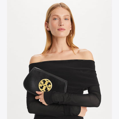 Tory Burch Reva Clutch Black