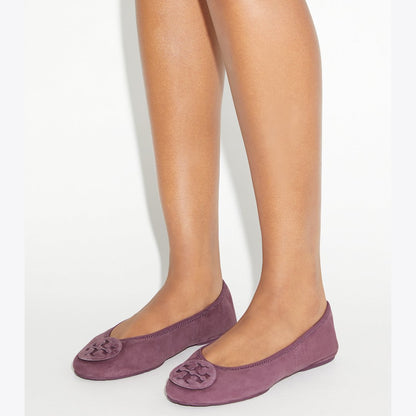 Tory Burch Reva Travel Ballet MAUVE / MAUVE