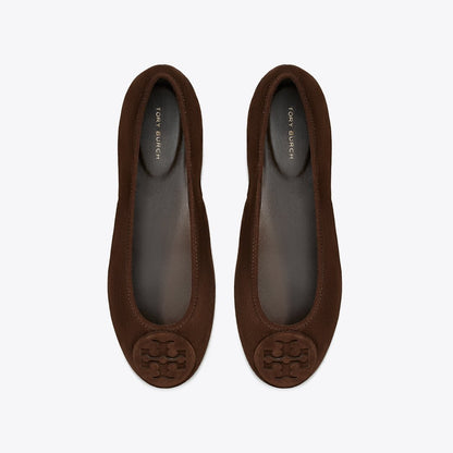 Tory Burch Reva Travel Ballet DARK COCOA / DARK COCOA