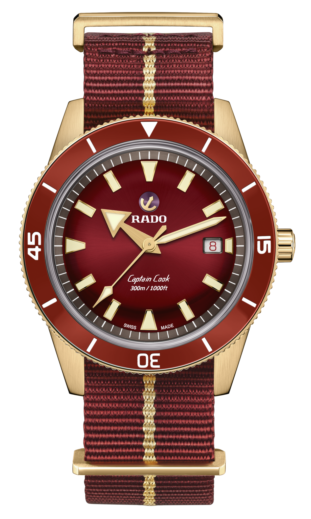 Rado Captain Cook Automatic Bronze Red r32504407