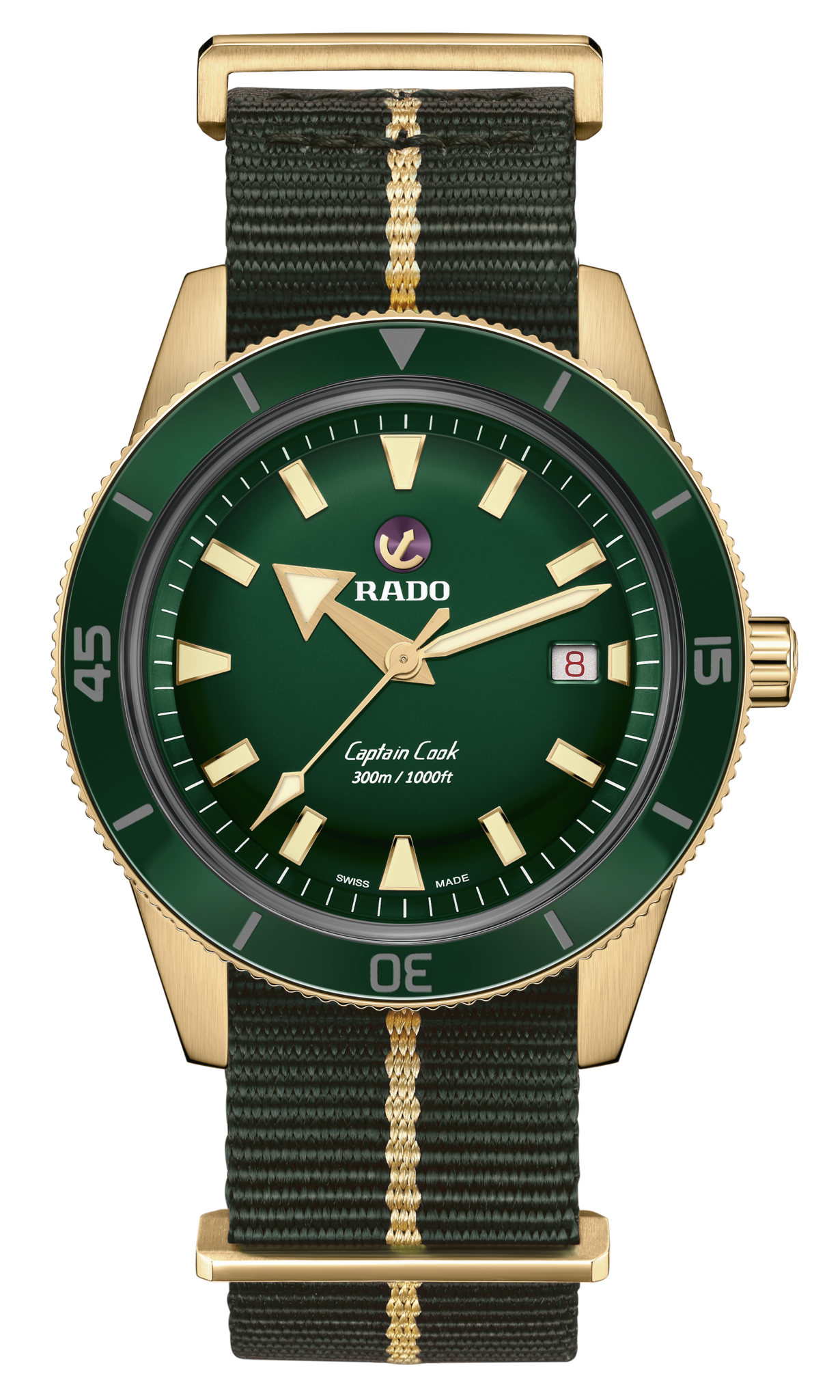 Rado Captain Cook Automatic Bronze Green r32504317
