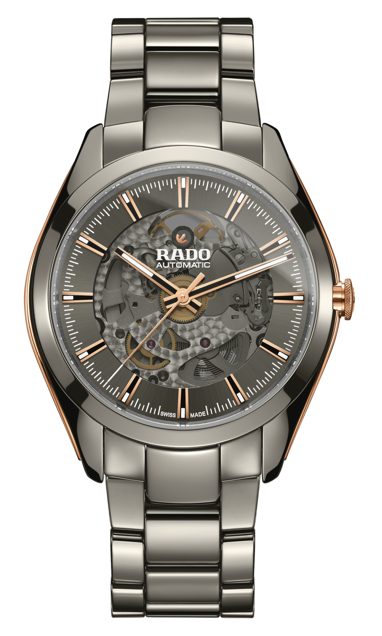 Seiko Rado Hyperchrome Automatic Open Heart Grey r32021102