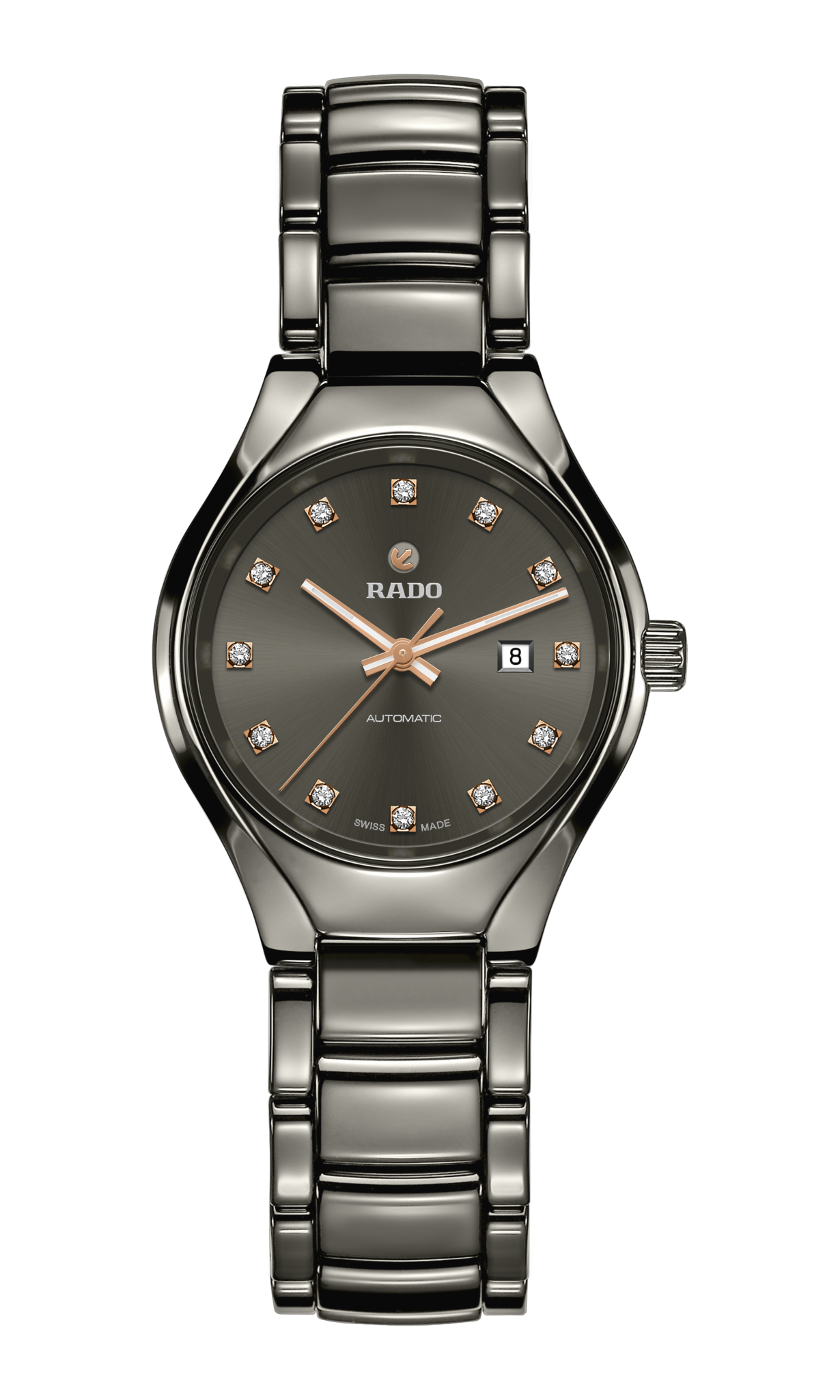 Seiko Rado True Round Automatic Diamonds Grey r27243732