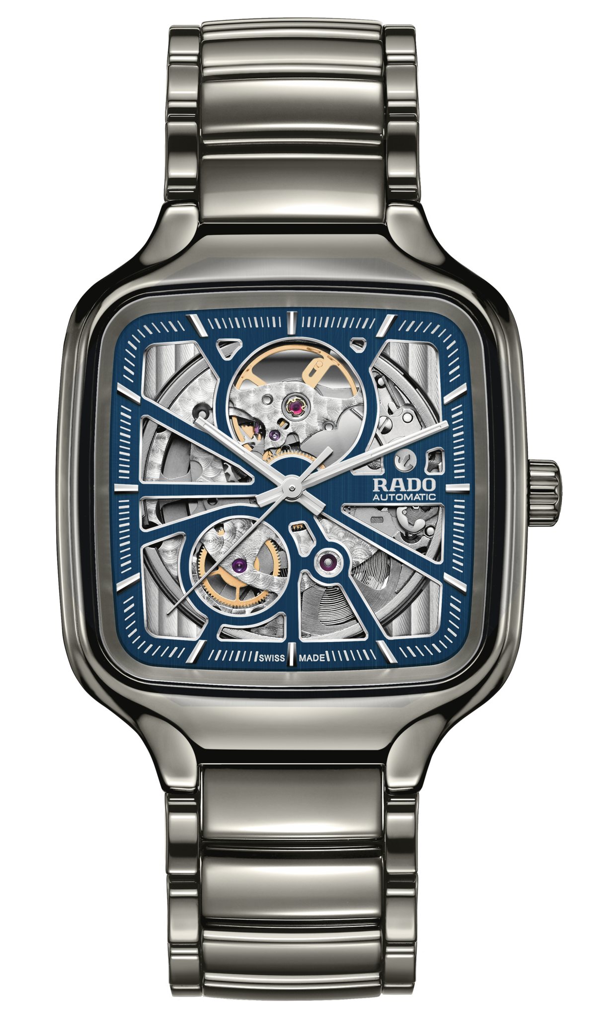 Seiko Rado True Square Automatic Open Heart Blue r27083202