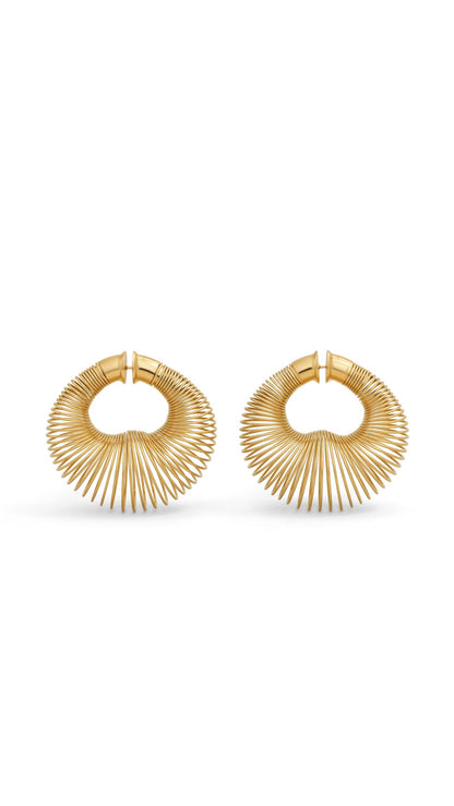 Alaïa Spiral Hoop Earrings
