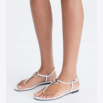 Tory Burch Ring T-Strap Sandal BIANCO