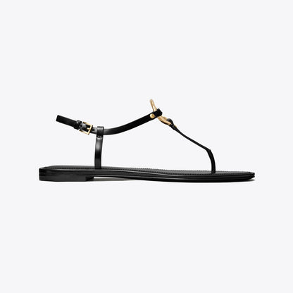 Tory Burch Ring T-Strap Sandal PERFECT BLACK