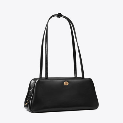 Tory Burch Robinson Satchel Black