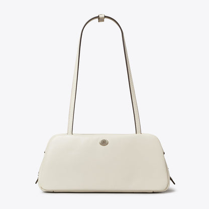 Tory Burch Robinson Satchel Light Cream