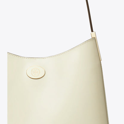 Tory Burch Robinson Spazzolato Hobo Bag SHEA BUTTER