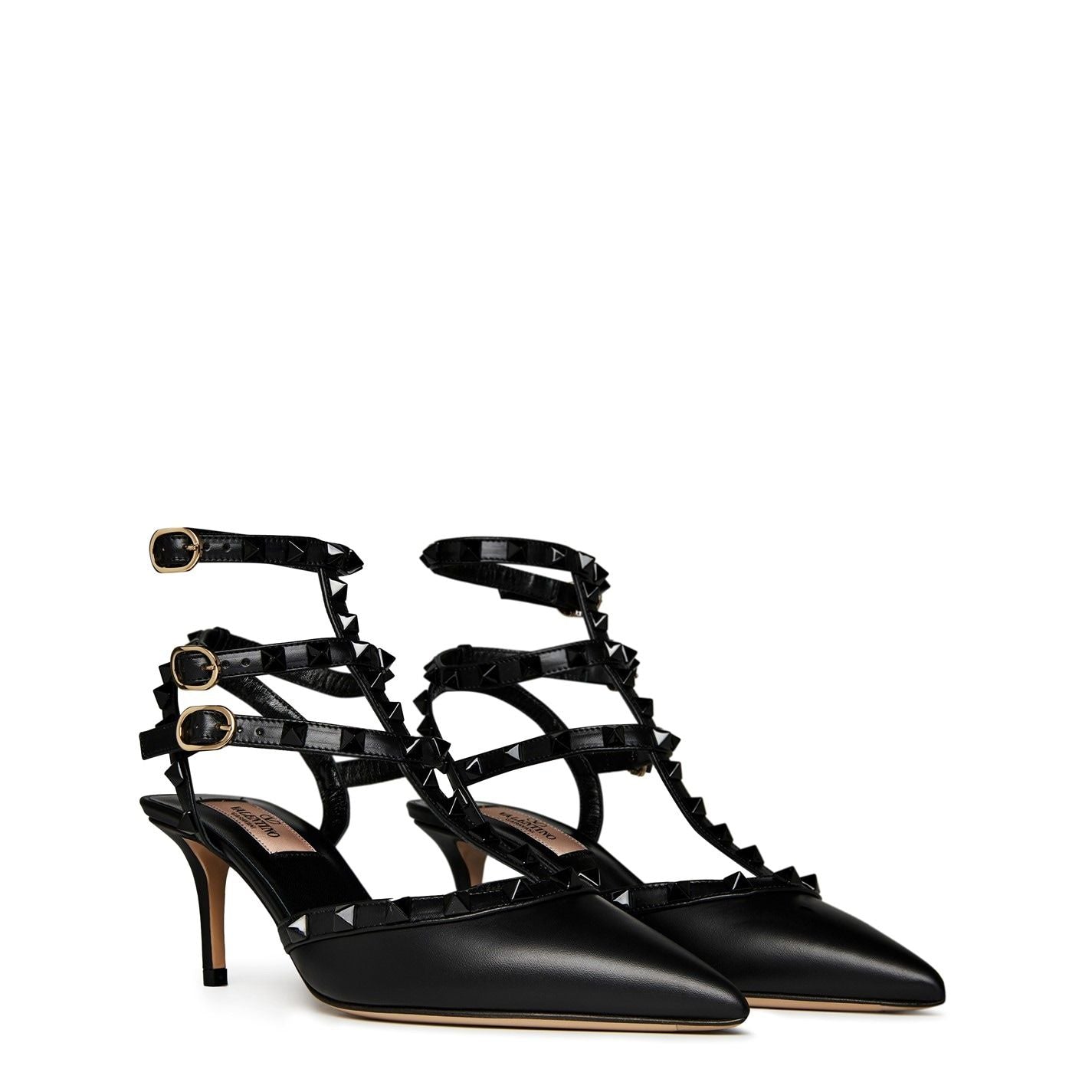  Rockstud Cage Pumps Nero 0NO