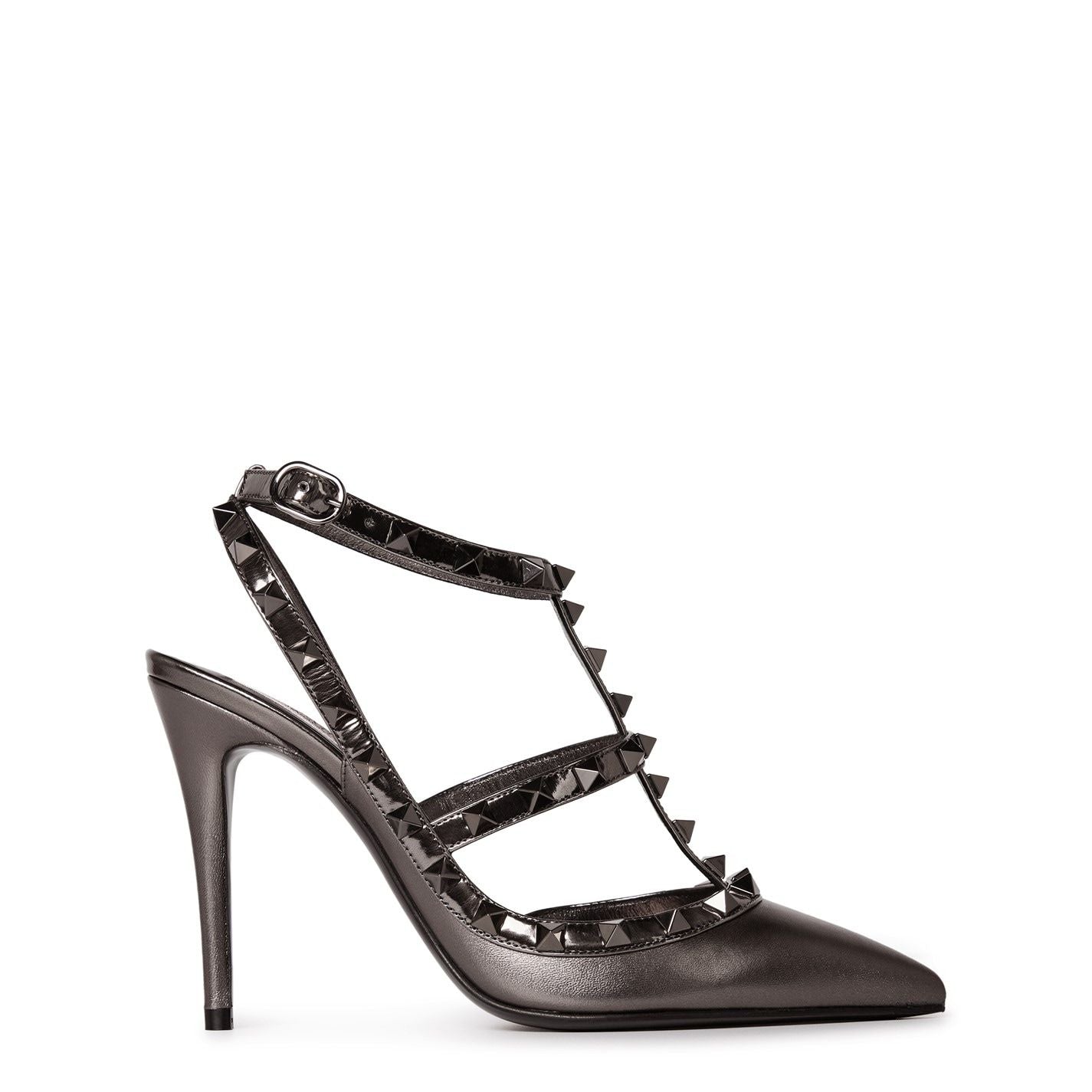  Rockstud Metallic Pumps Antracite