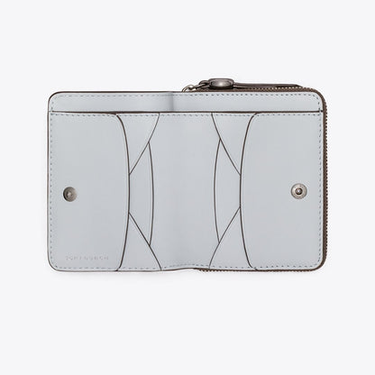 Tory Burch Romy Bi-Fold Wallet Wild Mushroom