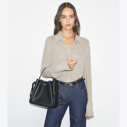 Tory Burch Romy Bucket Bag Black