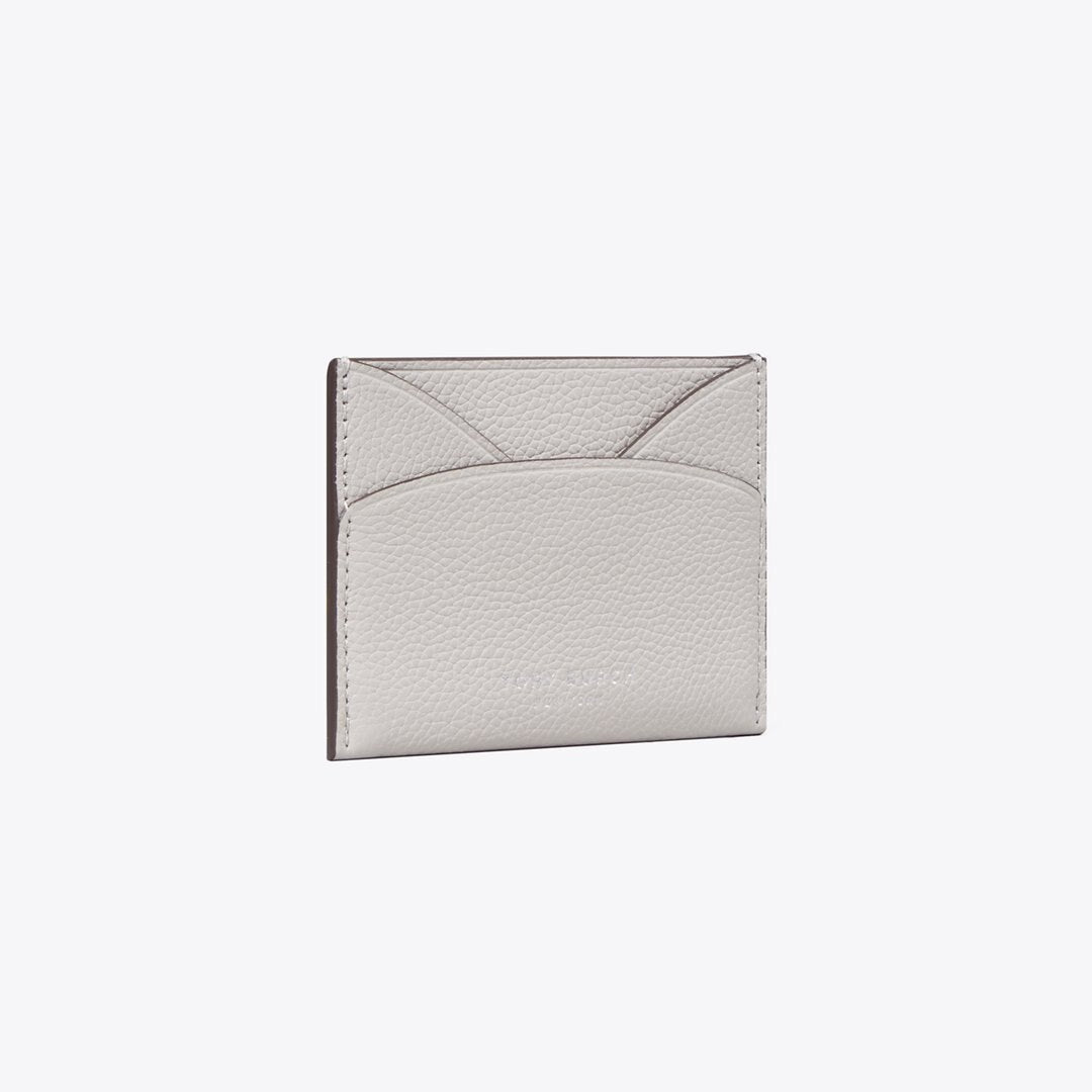 Tory Burch Romy Flat Card Case Dove Gray