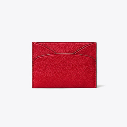 Tory Burch Romy Flat Card Case Tory Red
