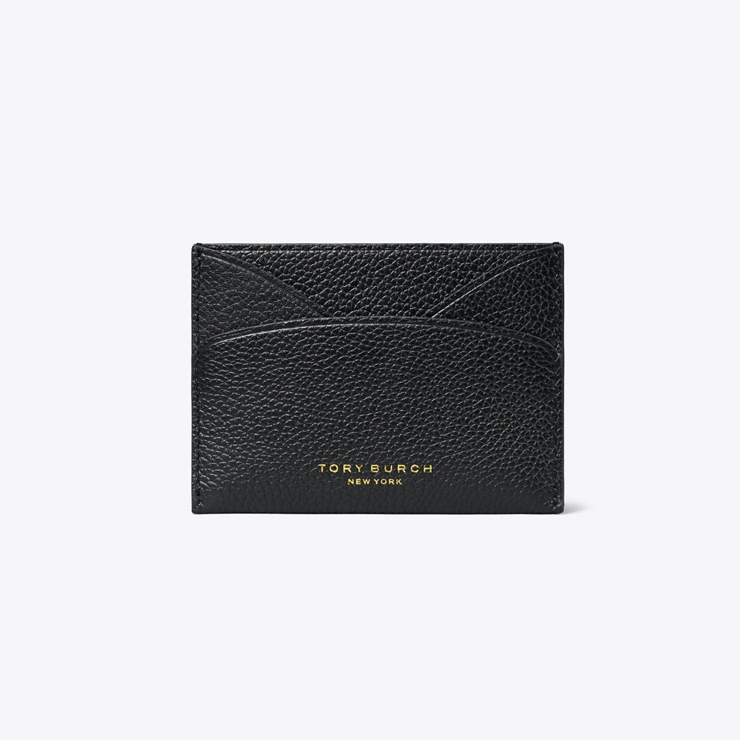 Tory Burch Romy Flat Card Case Black