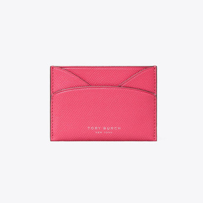 Tory Burch Romy Flat Card Case Bright Pink